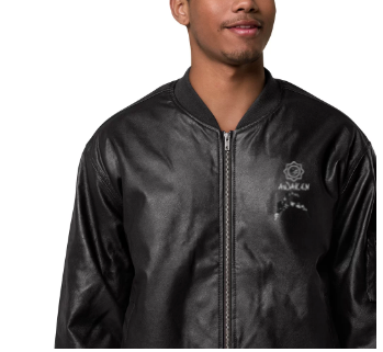 Faux Leather Bomber Real Future Jacket